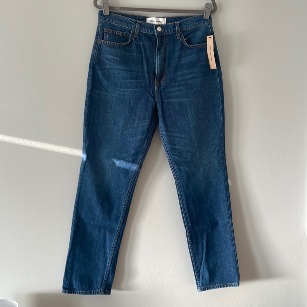 NWT Reformation Cigarette Jeans